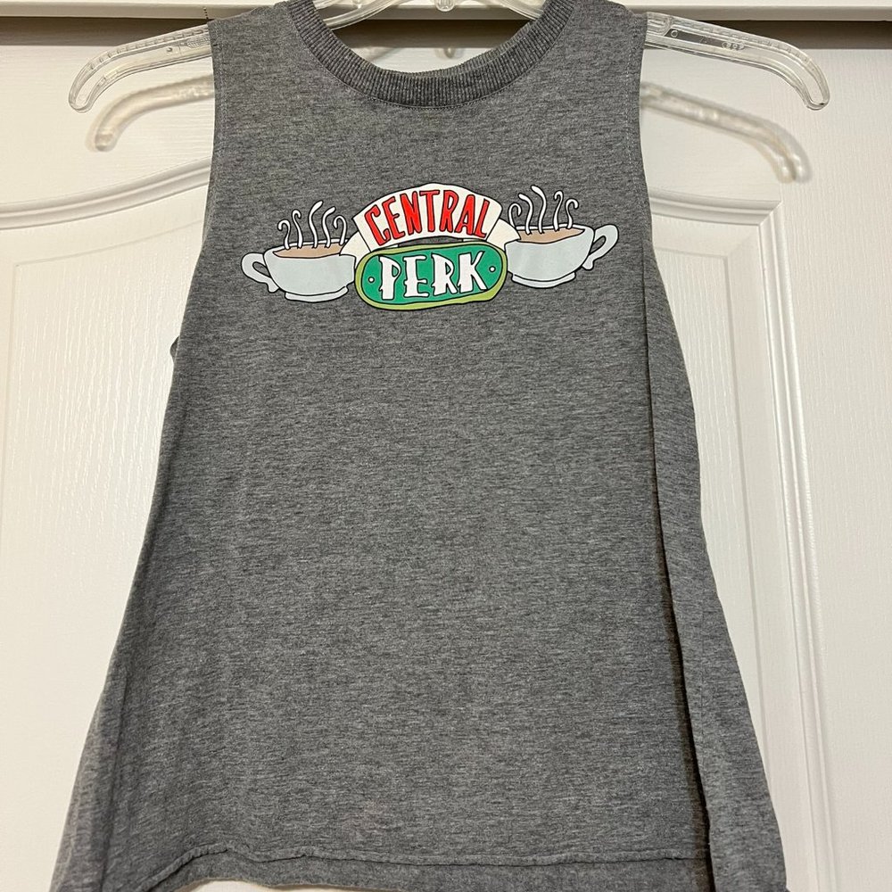 FRIENDS Central Perk - Women's Grey Tank Top - Size Medium -Only Worn Once
